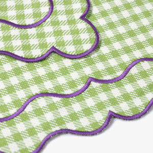 NINO lime & lilac set of 2 placemats